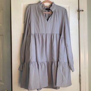 Light blue long sleeve dress